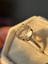 Cargar imagen en el visor de la galería, Anillo Fluorita transparente (Plata .925)