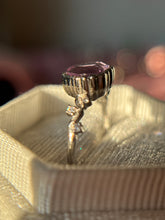 Cargar imagen en el visor de la galería, Anillo Corazón Amatista (Plata .925)