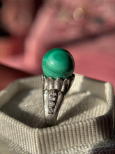 Cargar imagen en el visor de la galería, Anillos de Malaquita (Plata .925)