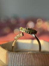 Cargar imagen en el visor de la galería, Anillo Mariposa Turmalina Tricolor (Plata .925)
