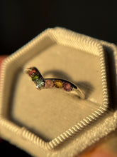 Cargar imagen en el visor de la galería, Anillo Turmalina de colores (Plata .925)