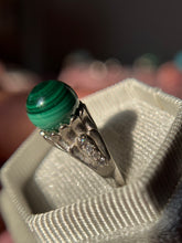 Cargar imagen en el visor de la galería, Anillos de Malaquita (Plata .925)