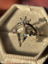 Cargar imagen en el visor de la galería, Anillo Cuarzo Aura Ángel (Plata .925)
