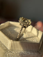 Cargar imagen en el visor de la galería, Anillo gota Prasiolita (Plata .925)