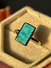 Cargar imagen en el visor de la galería, Anillo Turquesa (Plata .925)
