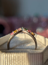 Cargar imagen en el visor de la galería, Anillo Turmalina de colores (Plata .925)