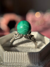 Cargar imagen en el visor de la galería, Anillos de Malaquita (Plata .925)
