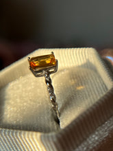 Cargar imagen en el visor de la galería, Anillo Citrino (Plata .925)