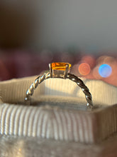 Cargar imagen en el visor de la galería, Anillo Citrino (Plata .925)