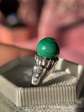 Cargar imagen en el visor de la galería, Anillos de Malaquita (Plata .925)