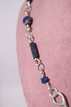 Cargar imagen en el visor de la galería, Collar Lapislázuli (Alambrismo)