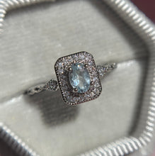 Cargar imagen en el visor de la galería, Anillos Aguamarina