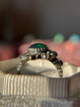 Cargar imagen en el visor de la galería, Anillo Libélula Ópalo negro (Plata .925)