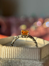 Cargar imagen en el visor de la galería, Anillo Citrino (Plata .925)