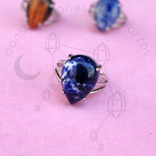 Cargar imagen en el visor de la galería, Anillo con Mineral (Gota)