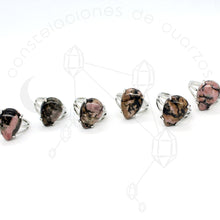 Cargar imagen en el visor de la galería, Anillo con Mineral (Gota)
