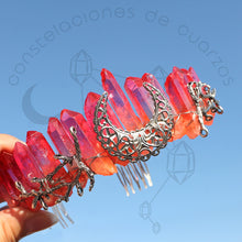 Cargar imagen en el visor de la galería, Coronas y Tiaras con Cuarzos