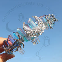 Cargar imagen en el visor de la galería, Coronas y Tiaras con Cuarzos