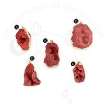 Cargar imagen en el visor de la galería, Collar de Cuarzo Blanco (Natural / Teñido)