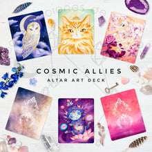 Cargar imagen en el visor de la galería, Cosmic Allies Altar Art Deck