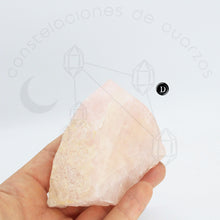 Cargar imagen en el visor de la galería, Punta Semipulida de Cuarzo Rosa