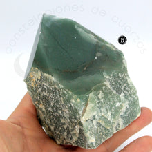 Cargar imagen en el visor de la galería, Punta Semipulida de Aventurina Verde