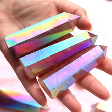 Cargar imagen en el visor de la galería, Torre Cuarzo Fresa Aura Ángel
