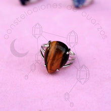 Cargar imagen en el visor de la galería, Anillo con Mineral (Gota)