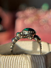 Cargar imagen en el visor de la galería, Anillo Libélula Ópalo negro (Plata .925)

