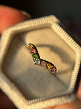 Cargar imagen en el visor de la galería, Anillo Turmalina de colores (Plata .925)
