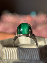 Cargar imagen en el visor de la galería, Anillos de Malaquita (Plata .925)
