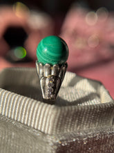 Cargar imagen en el visor de la galería, Anillos de Malaquita (Plata .925)
