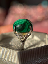 Cargar imagen en el visor de la galería, Anillos de Malaquita (Plata .925)
