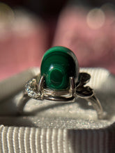 Cargar imagen en el visor de la galería, Anillos de Malaquita (Plata .925)
