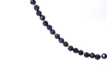 Cargar imagen en el visor de la galería, Gargantilla de Zafiro Azul facetado   ( Plata .925)
