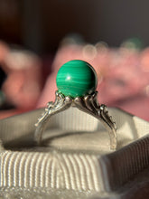 Cargar imagen en el visor de la galería, Anillos de Malaquita (Plata .925)
