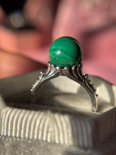 Cargar imagen en el visor de la galería, Anillos de Malaquita (Plata .925)
