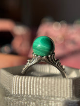 Cargar imagen en el visor de la galería, Anillos de Malaquita (Plata .925)
