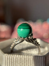 Cargar imagen en el visor de la galería, Anillos de Malaquita (Plata .925)
