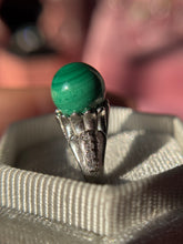 Cargar imagen en el visor de la galería, Anillos de Malaquita (Plata .925)
