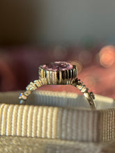 Cargar imagen en el visor de la galería, Anillo Corazón Amatista (Plata .925)
