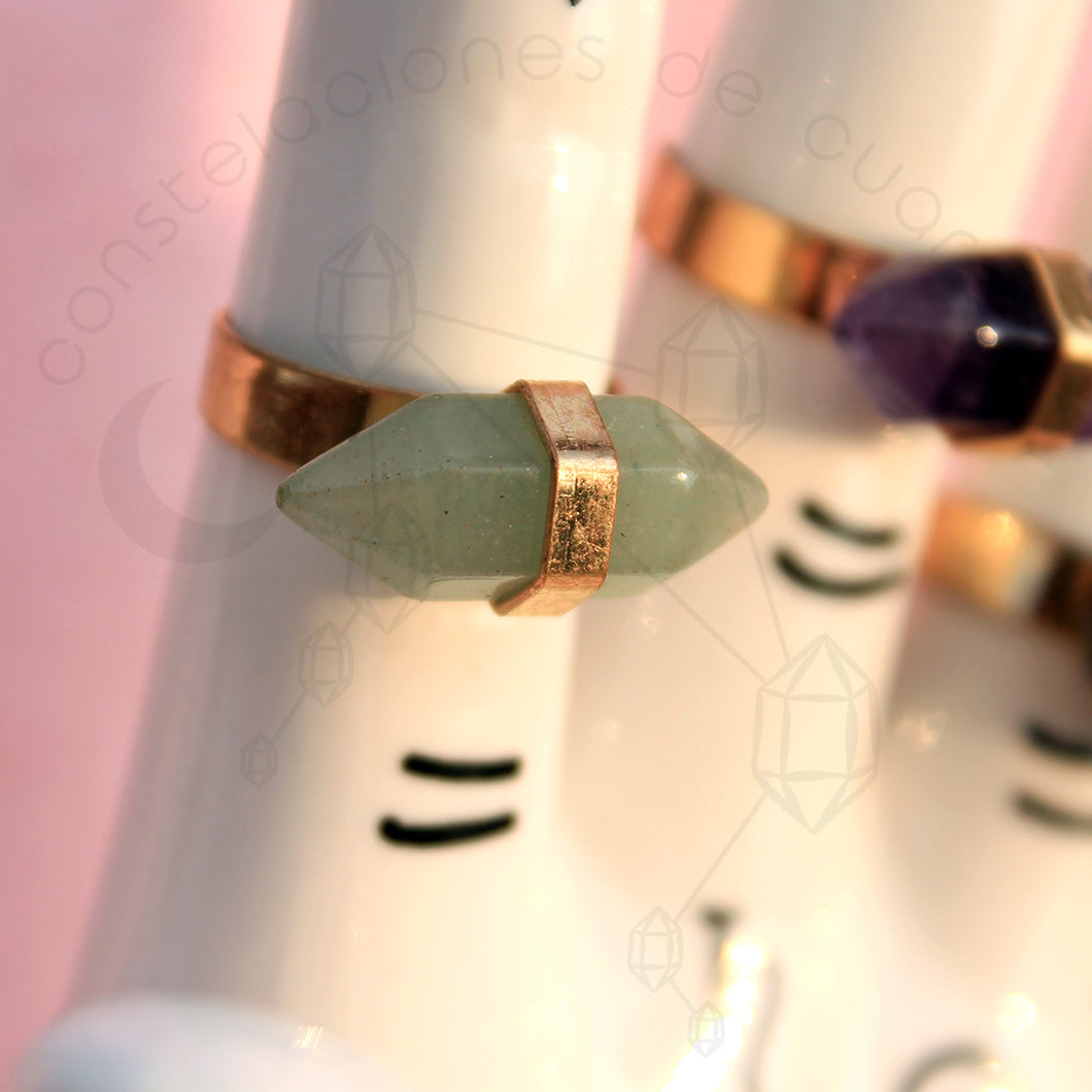 Anillo Biterminado Ajustable en Latón