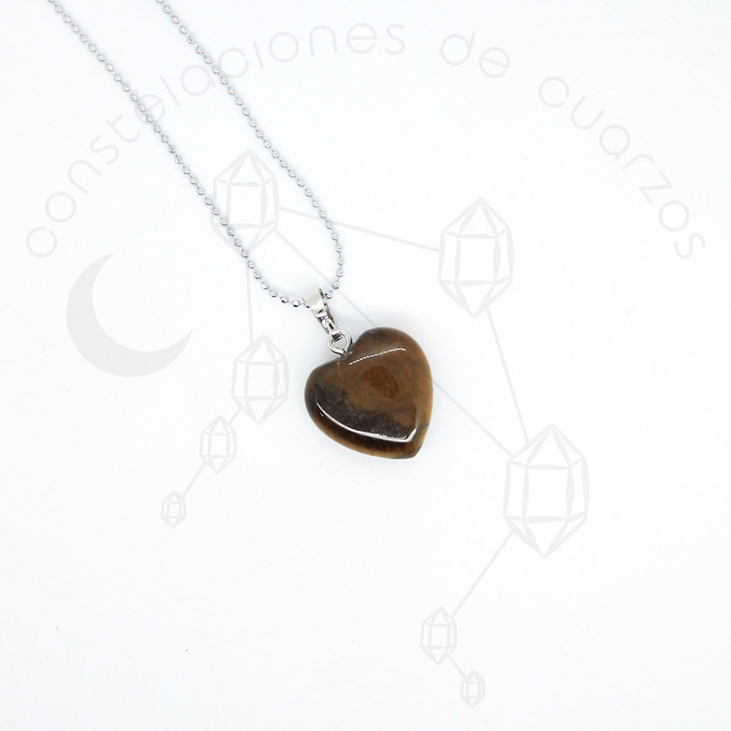 Collar de Corazón de Cuarzo